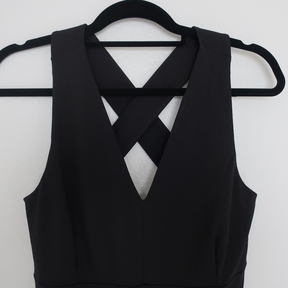 Banana Republic Cross Black Dress - Picture 2 of 5
